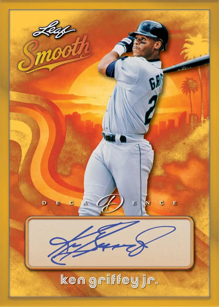 trading card from 2026 Leaf Decadence Multi-Sport, published by Leaf