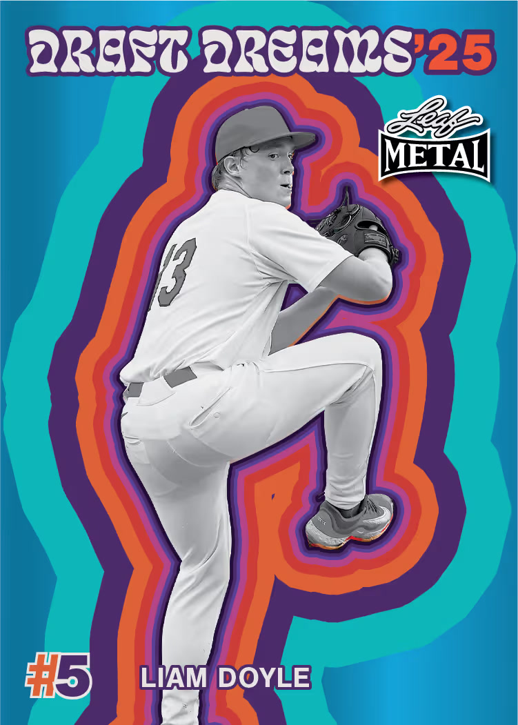 draft dream base 1 trading card from 2026 Leaf Metal Baseball by Leaf