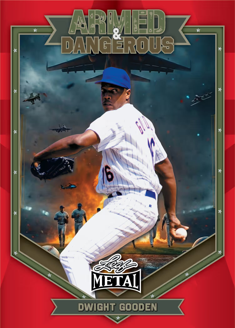 BASE trading card, AD WAR parallel from 2026 Leaf Metal Baseball by Leaf
