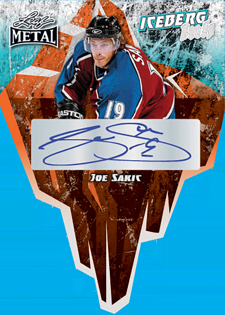 trading card from 2026 Leaf Metal Hockey, published by Leaf