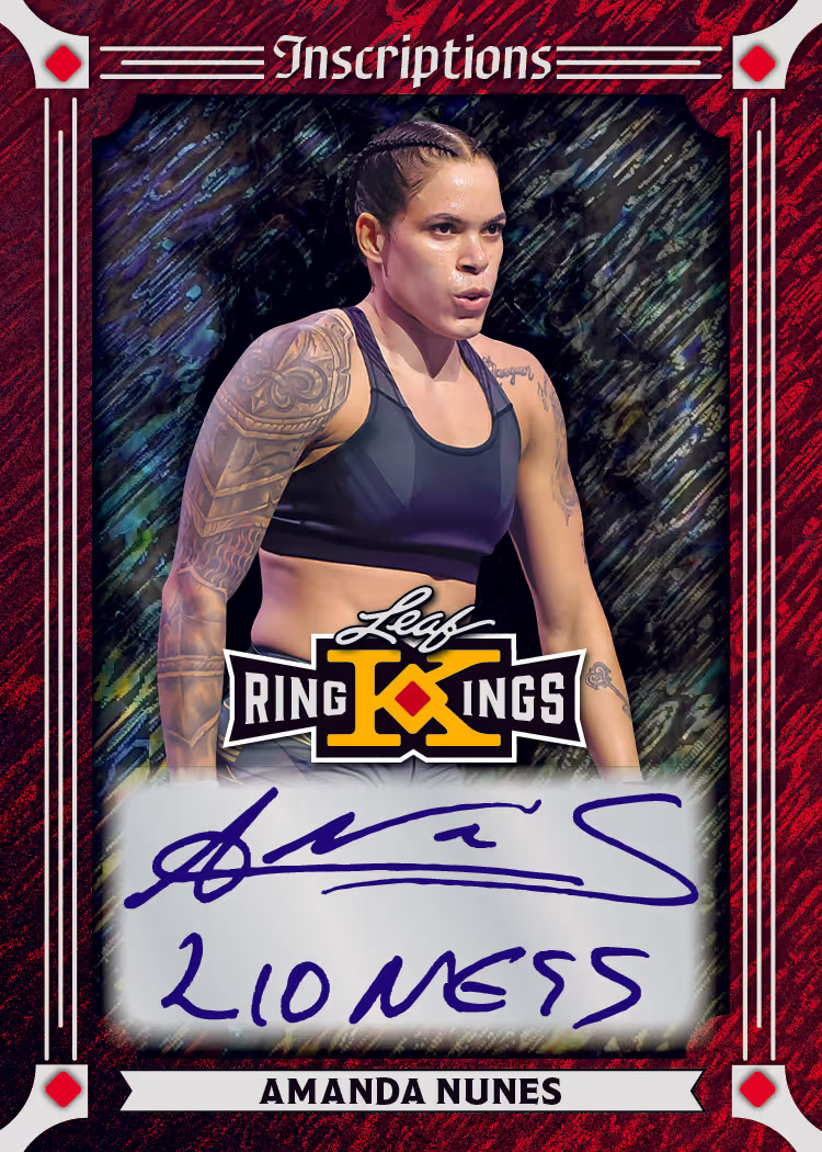 trading card from 2026 Leaf Metal Ring Kings, published by Leaf