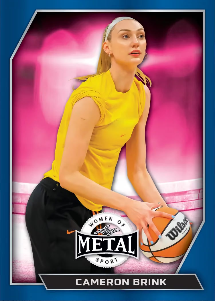 trading card from 2026 Leaf Metal Women of Sport, published by Leaf