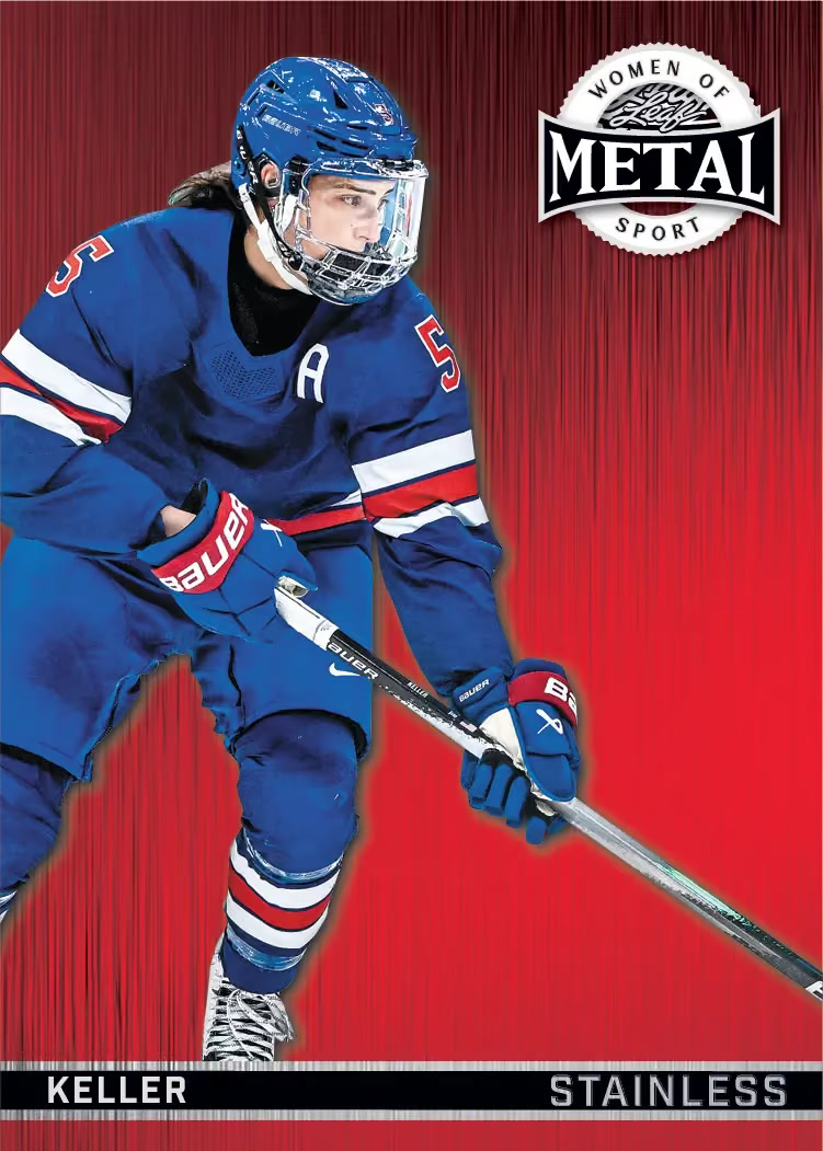 trading card from 2026 Leaf Metal Women of Sport, published by Leaf