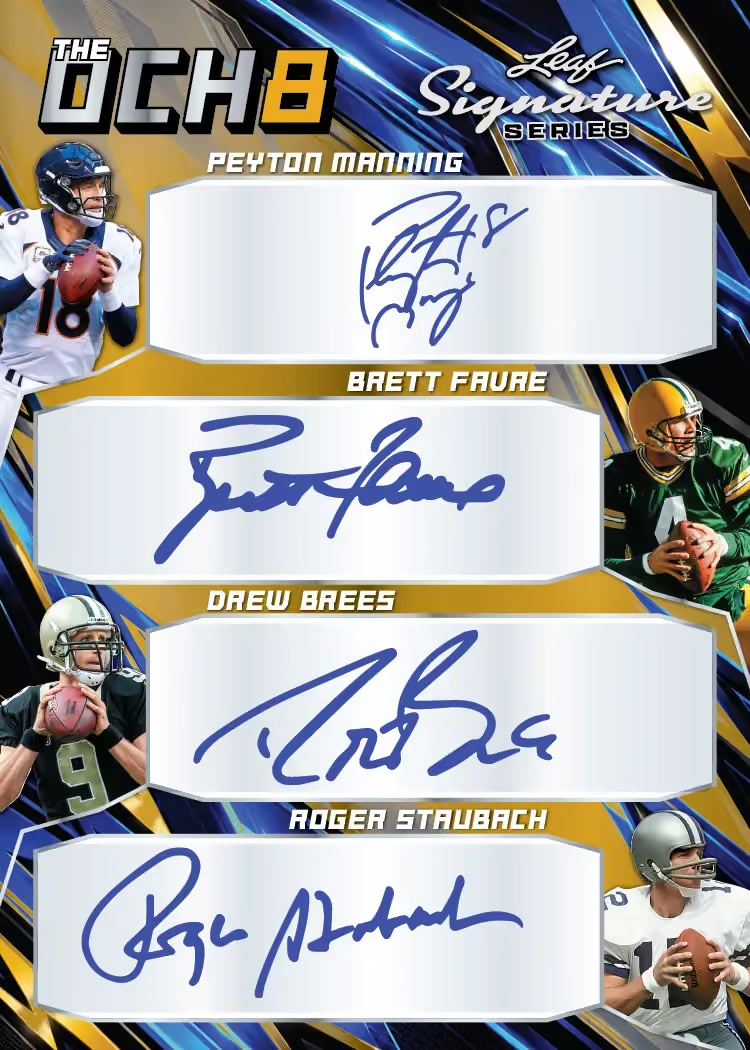 Front trading card, The Ocho Sales parallel from 2026 Leaf Signature Series Sports by Leaf