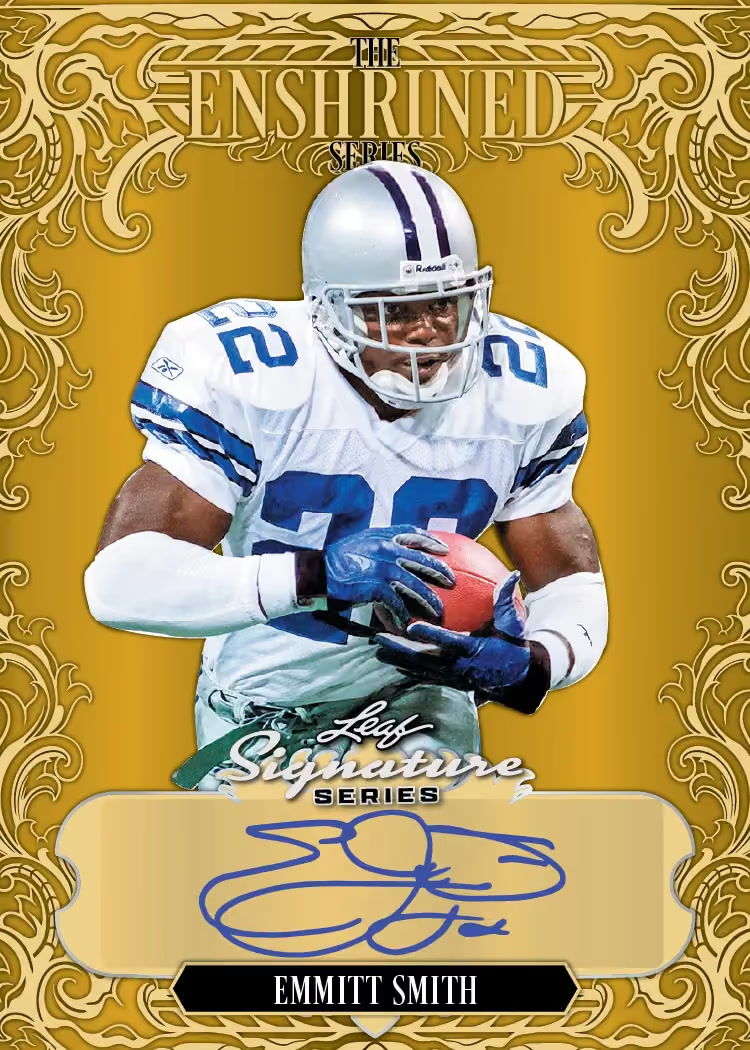 Series trading card, The Enshrined parallel from 2026 Leaf Signature Series Sports by Leaf