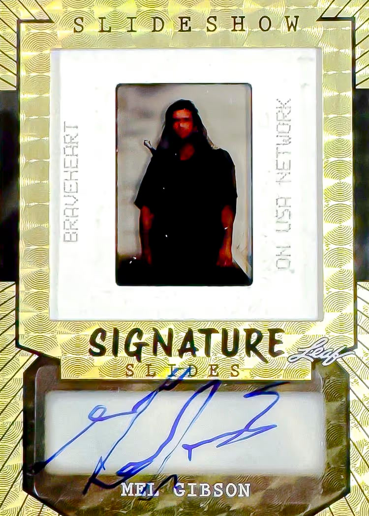 trading card from 2026 Leaf Slideshow, published by Leaf