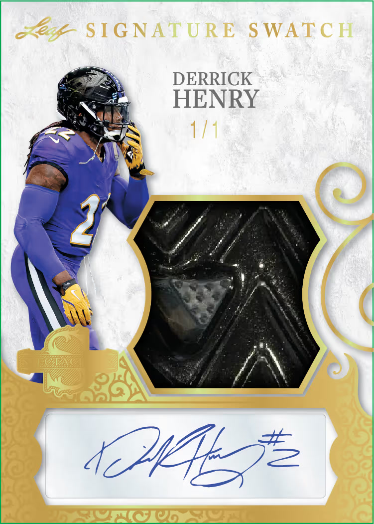 trading card from 2026 Leaf Spectacular Football, published by Leaf