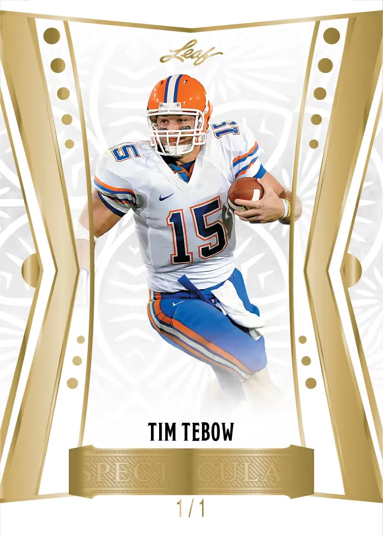 trading card from 2026 Leaf Spectacular Football, published by Leaf