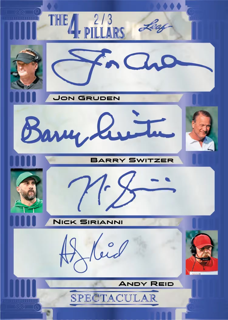trading card from 2026 Leaf Spectacular Football, published by Leaf