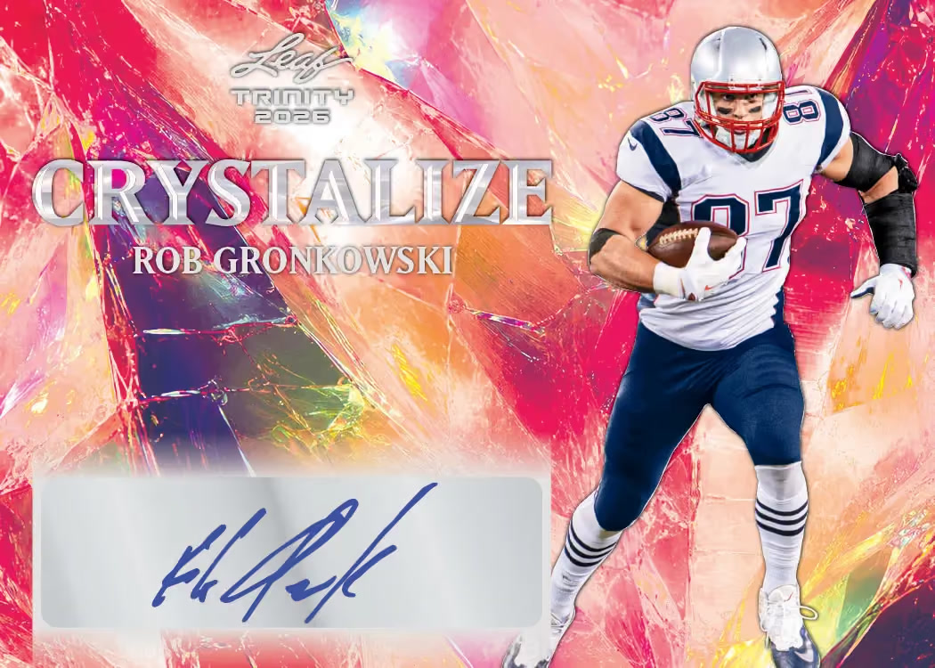trading card from 2026 Leaf Trinity Football, published by Leaf