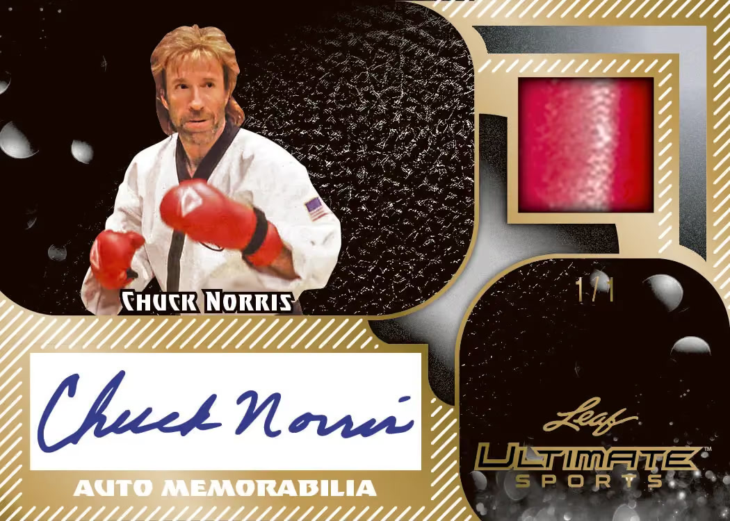 trading card from 2026 Leaf Ultimate Sports, published by Leaf