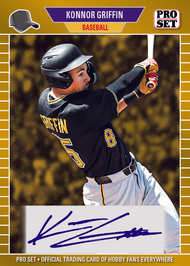 trading card from 2026 Pro Set Metal Baseball, published by Leaf