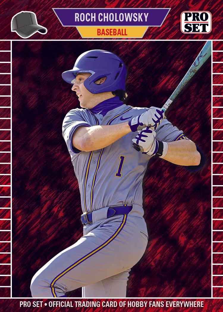 trading card from 2026 Pro Set Metal Baseball, published by Leaf