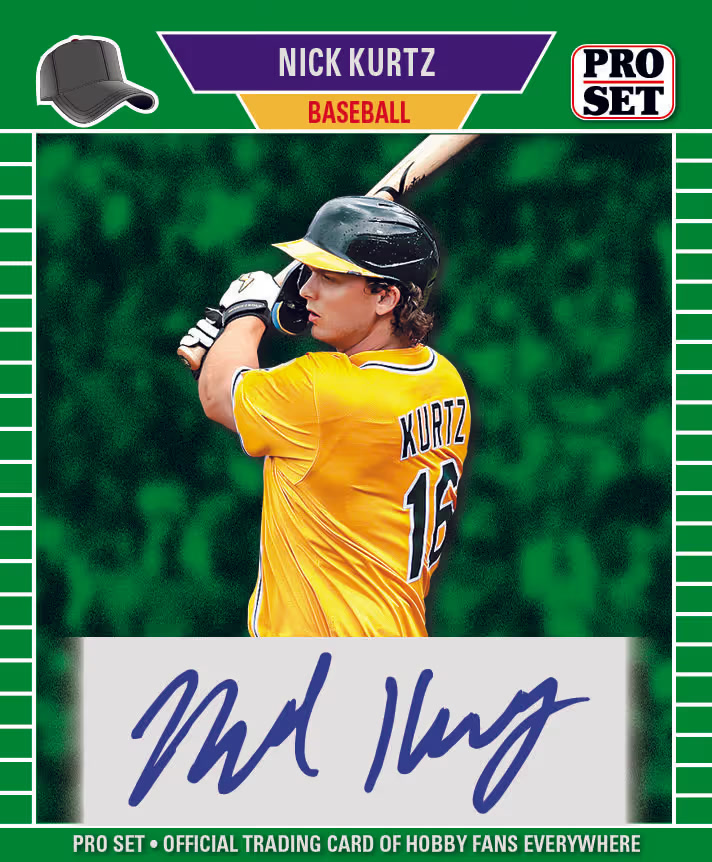 SC trading card, 26 L PS Metal BB 89 Auto parallel from 2026 Pro Set Metal Baseball by Leaf