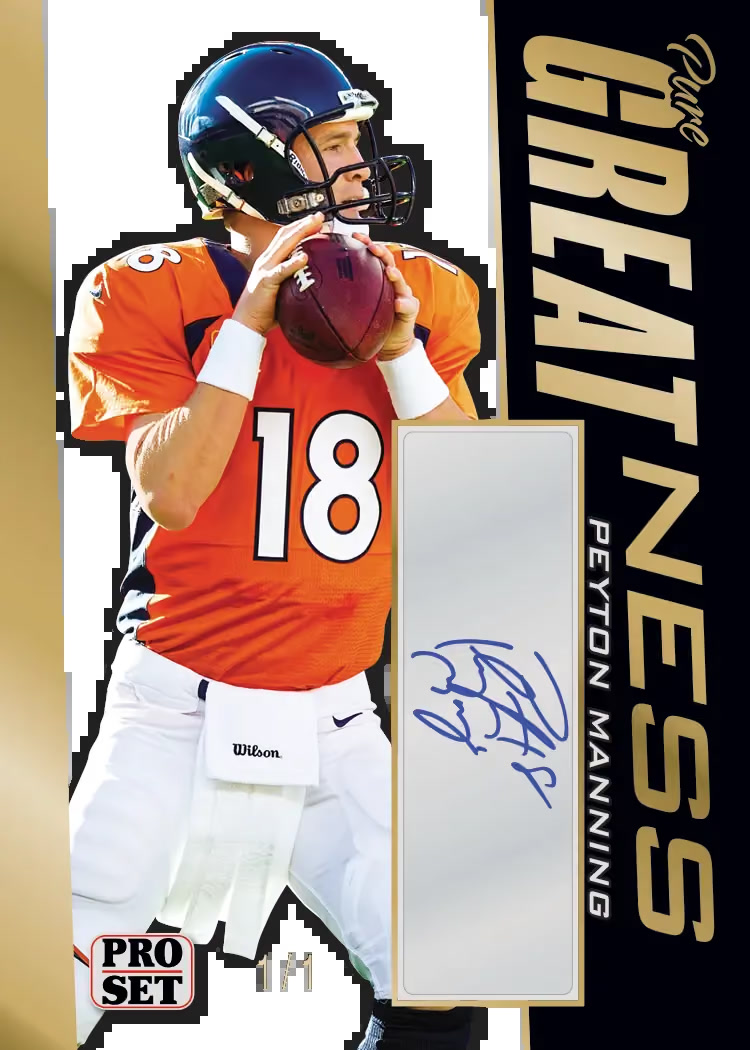 trading card from 2026 Pro Set Metal Football, published by Leaf