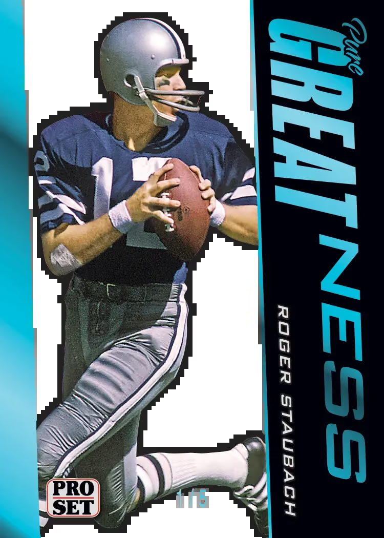 trading card from 2026 Pro Set Metal Football, published by Leaf