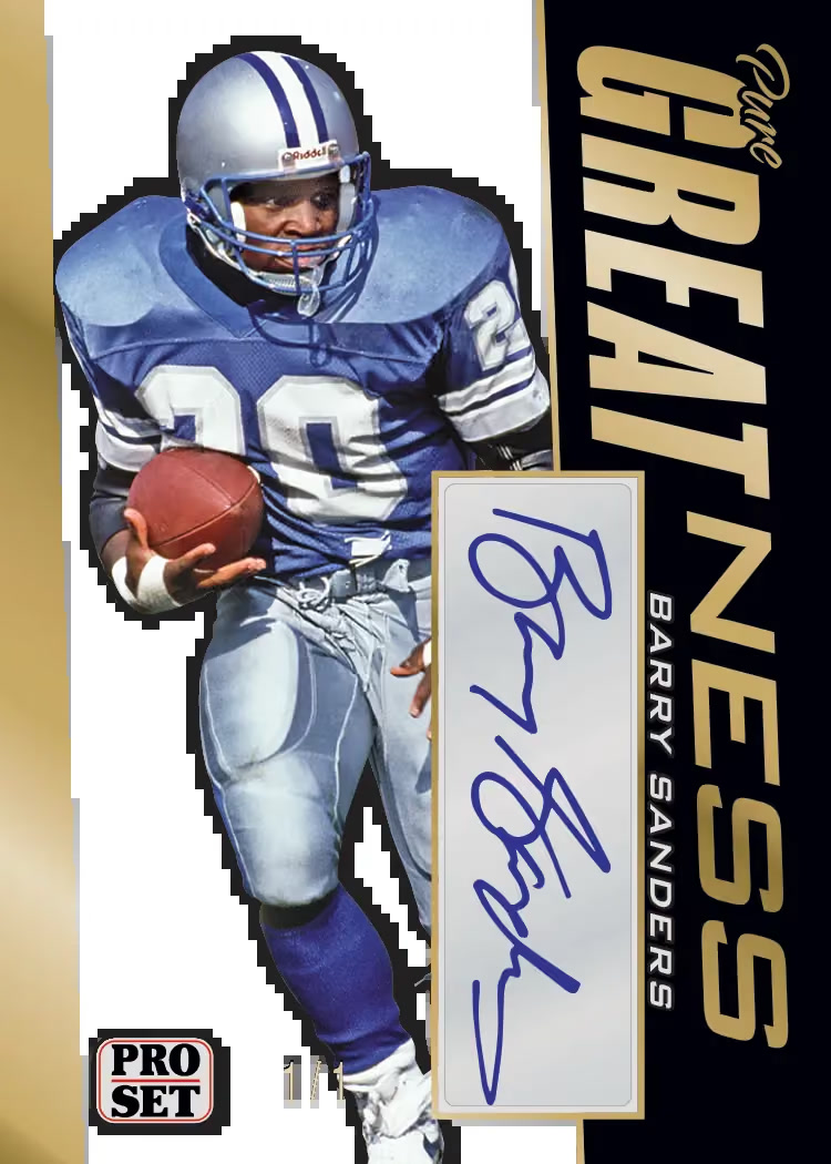 trading card from 2026 Pro Set Metal Football, published by Leaf