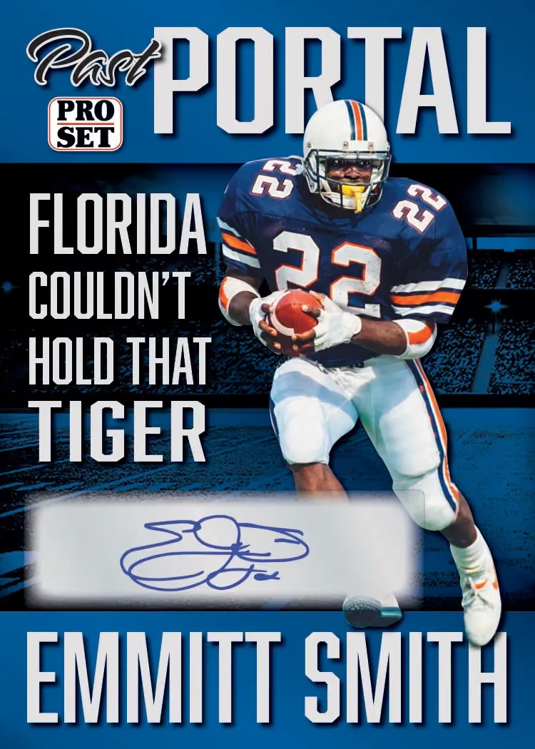 trading card from 2026 Pro Set Metal Football, published by Leaf
