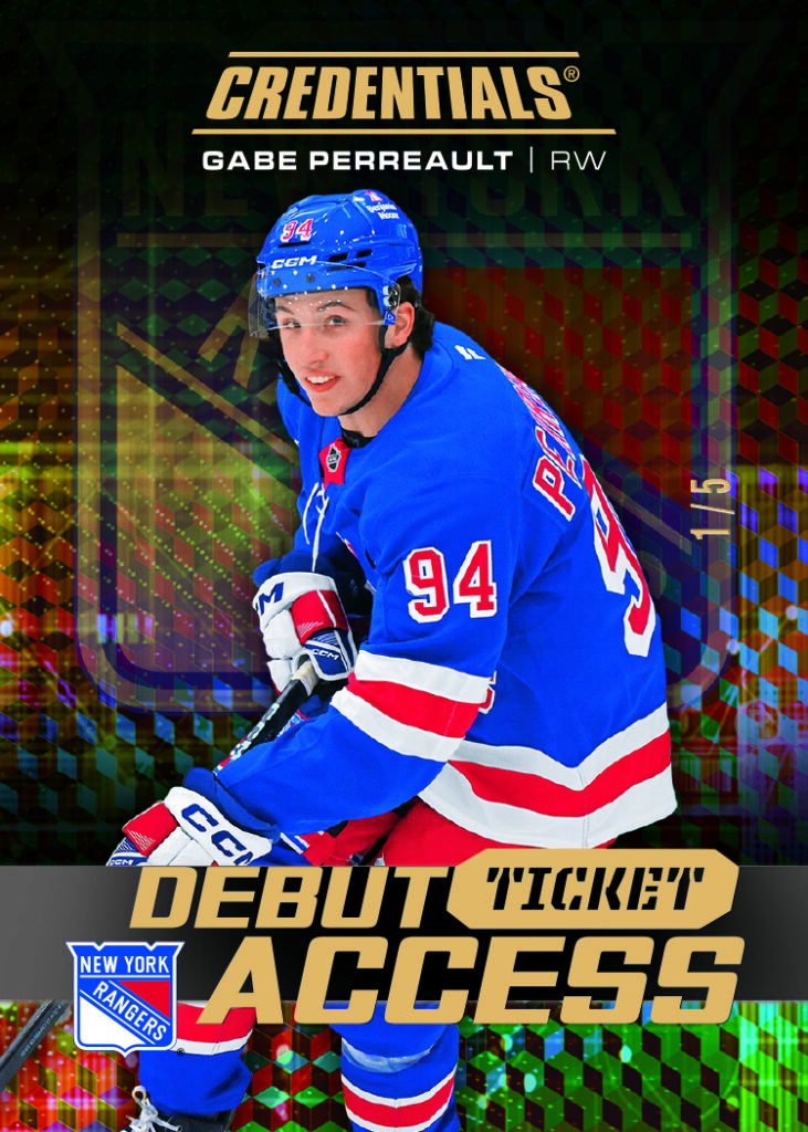 trading card from 2025-26 Credentials, published by Upper Deck