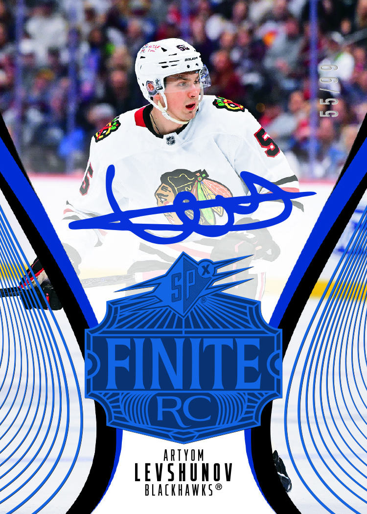Levshunov trading card, 2025 26 NHL S Px F31 pg42 crd42 parallel from 2025-26 SPx by Upper Deck