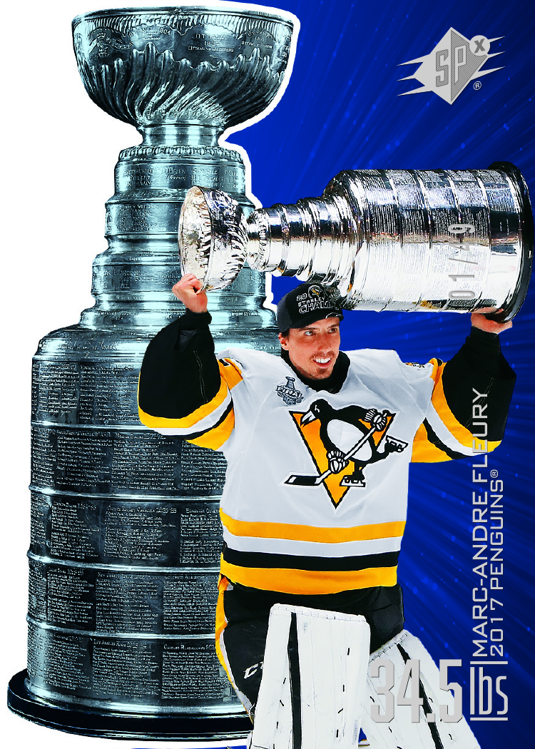 Fleury trading card, 2025 26 NHL S Px F18 pg2 crd SC2 parallel from 2025-26 SPx by Upper Deck