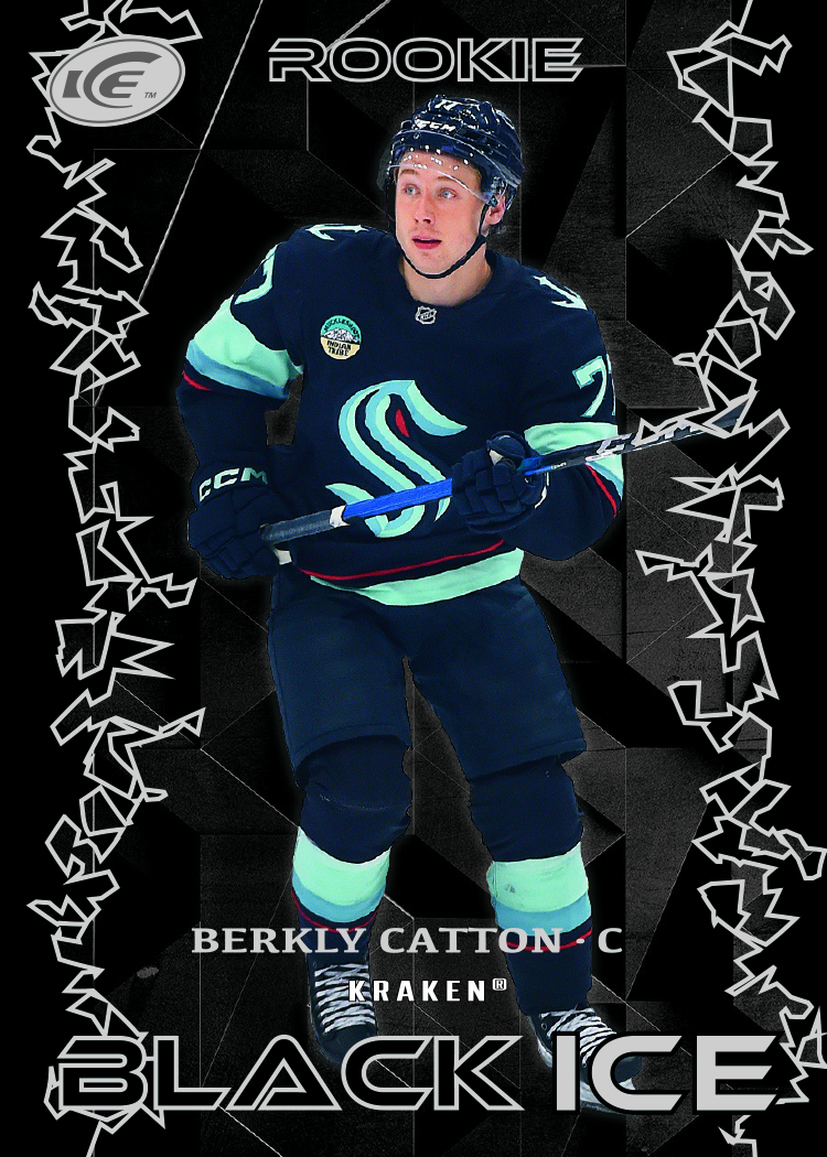 Catton trading card, 25 26 NHL ICE F12 p52 crd BI52 parallel from 2025-26 Upper Deck Ice Hockey by Upper Deck