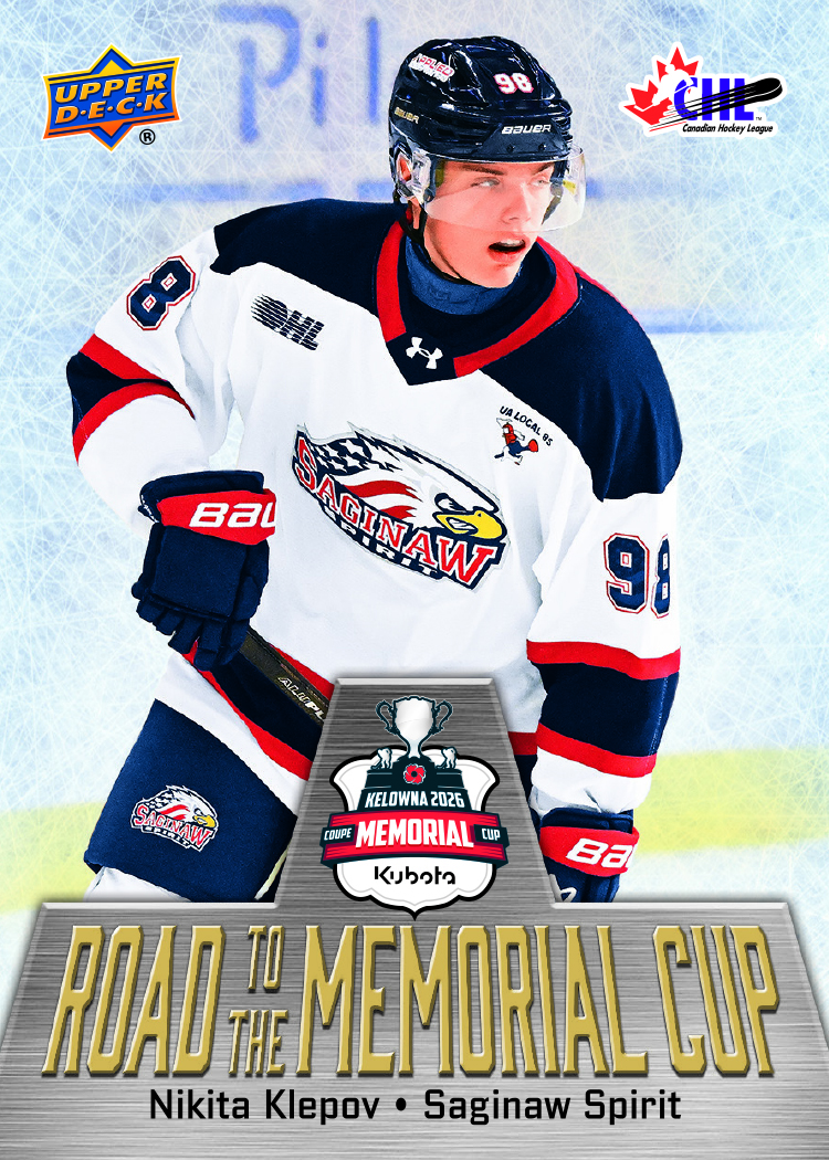 Klepov trading card, 2025 26 CHL F70 p5 crd RMC5 parallel from 2025-26 CHL by Upper Deck