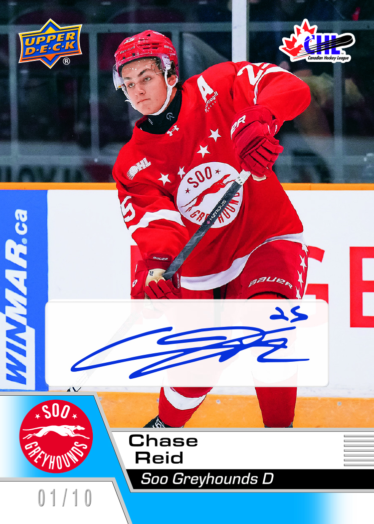 Reid trading card, 2025 26 CHL F22 p41 crd41 parallel from 2025-26 CHL by Upper Deck