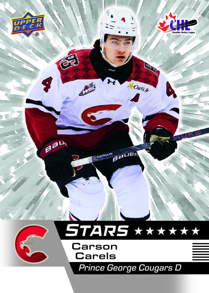 Carels trading card, 2025 26 CHL F17 p32 crd332 parallel from 2025-26 CHL by Upper Deck