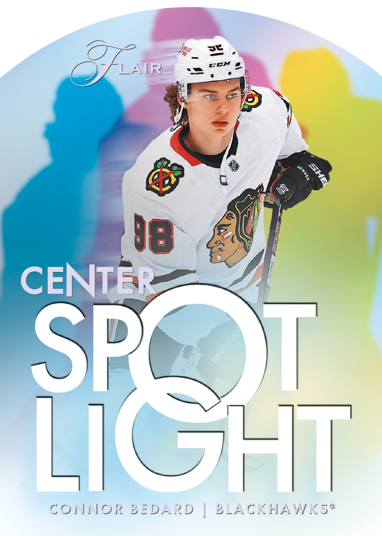 trading card from 2025-26 Flair Hockey, published by Upper Deck