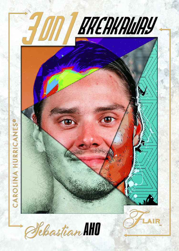 trading card from 2025-26 Flair Hockey, published by Upper Deck
