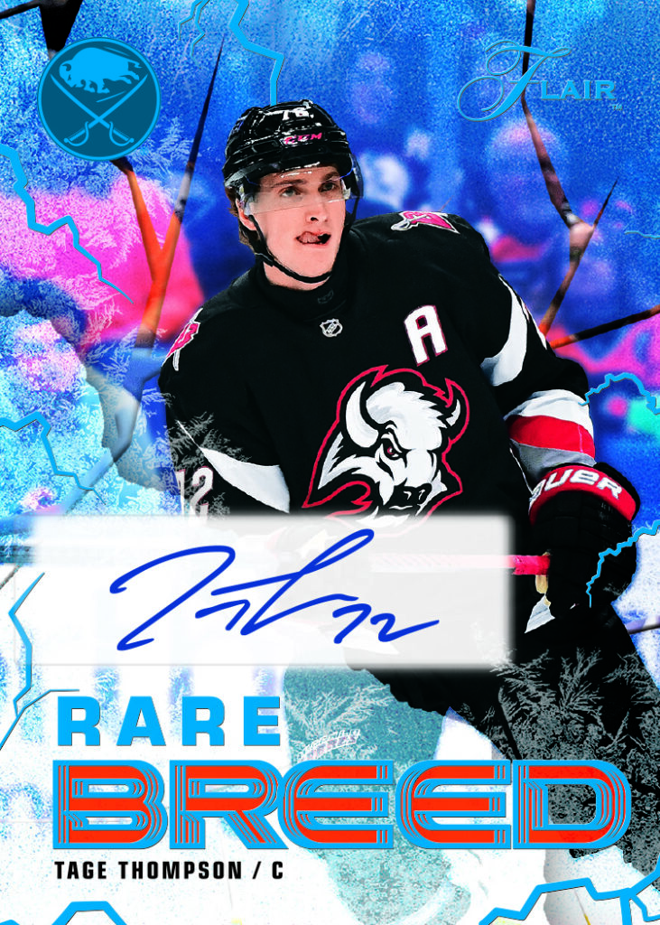 trading card from 2025-26 Flair Hockey, published by Upper Deck