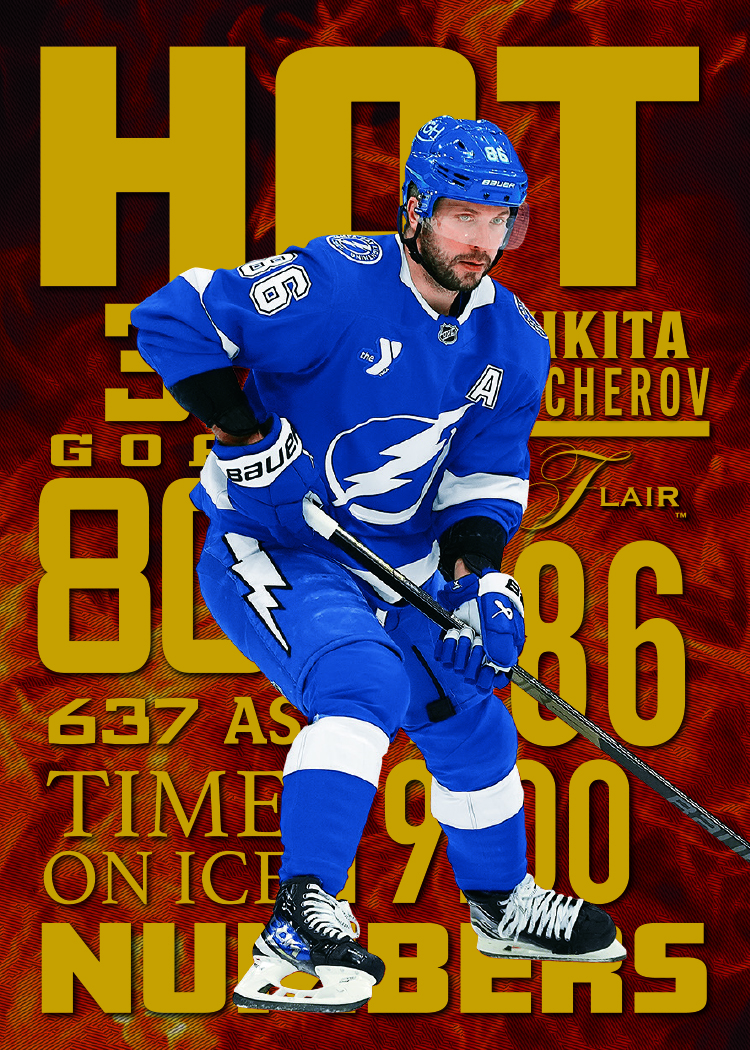 trading card from 2025-26 Flair Hockey, published by Upper Deck