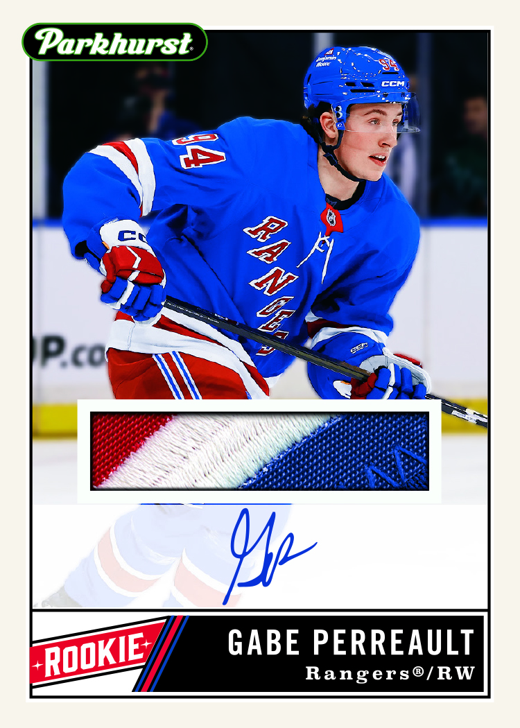 Perreault trading card, 25 26 Parkhurst Hockey F34 p32 crd232 parallel from 2025-26 Parkhurst by Upper Deck