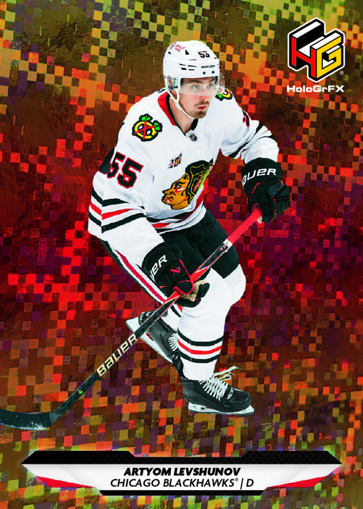 Levshunov trading card, 25 26 UD-Extended F46 pg6 crd HG14 parallel from 2025-26 UD Extended Series by Upper Deck
