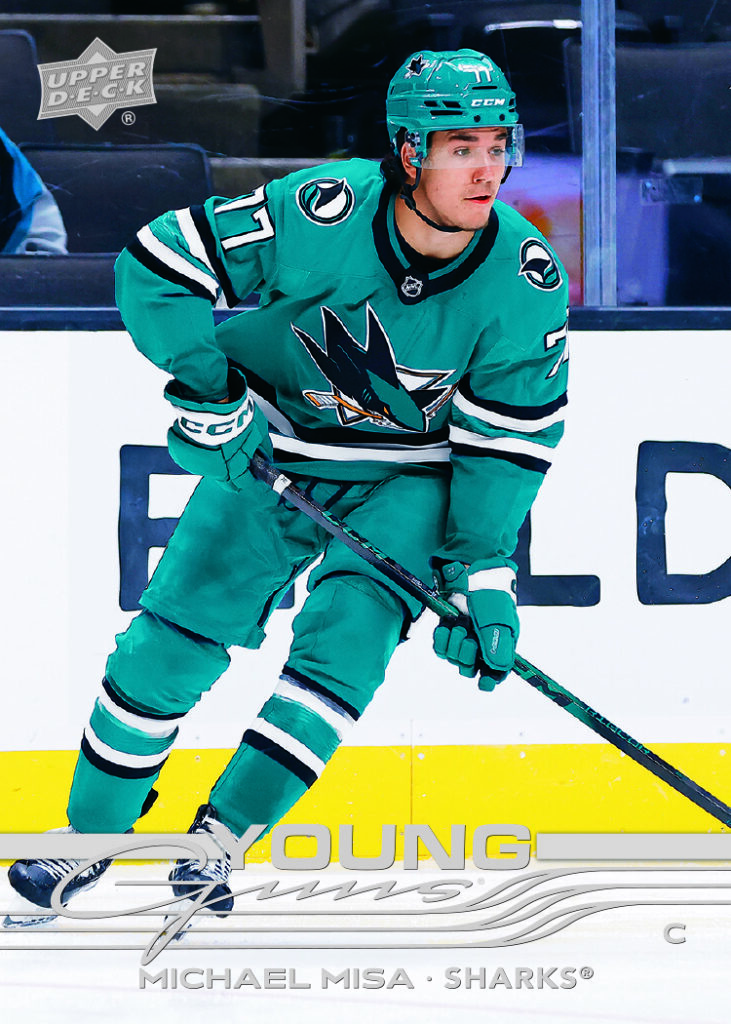 Misa trading card, 25 26 NHL UD2 F3 PG37 Crd487 parallel from 2025-26 Upper Deck Series 2 by Upper Deck