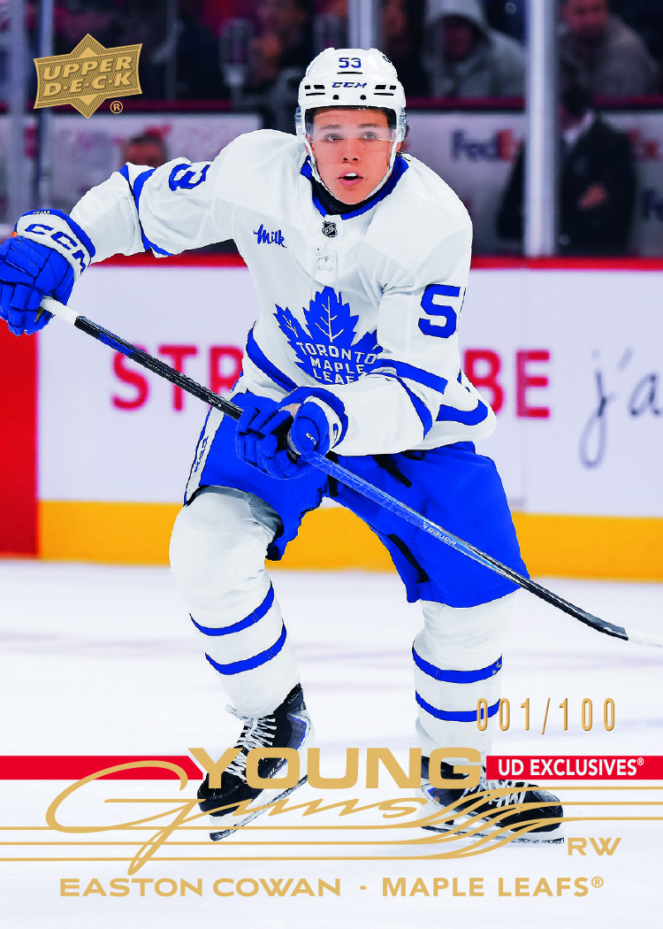 Cowan trading card, 25 26 NHL UD2 F9 PG12 Crd 462 parallel from 2025-26 Upper Deck Series 2 by Upper Deck