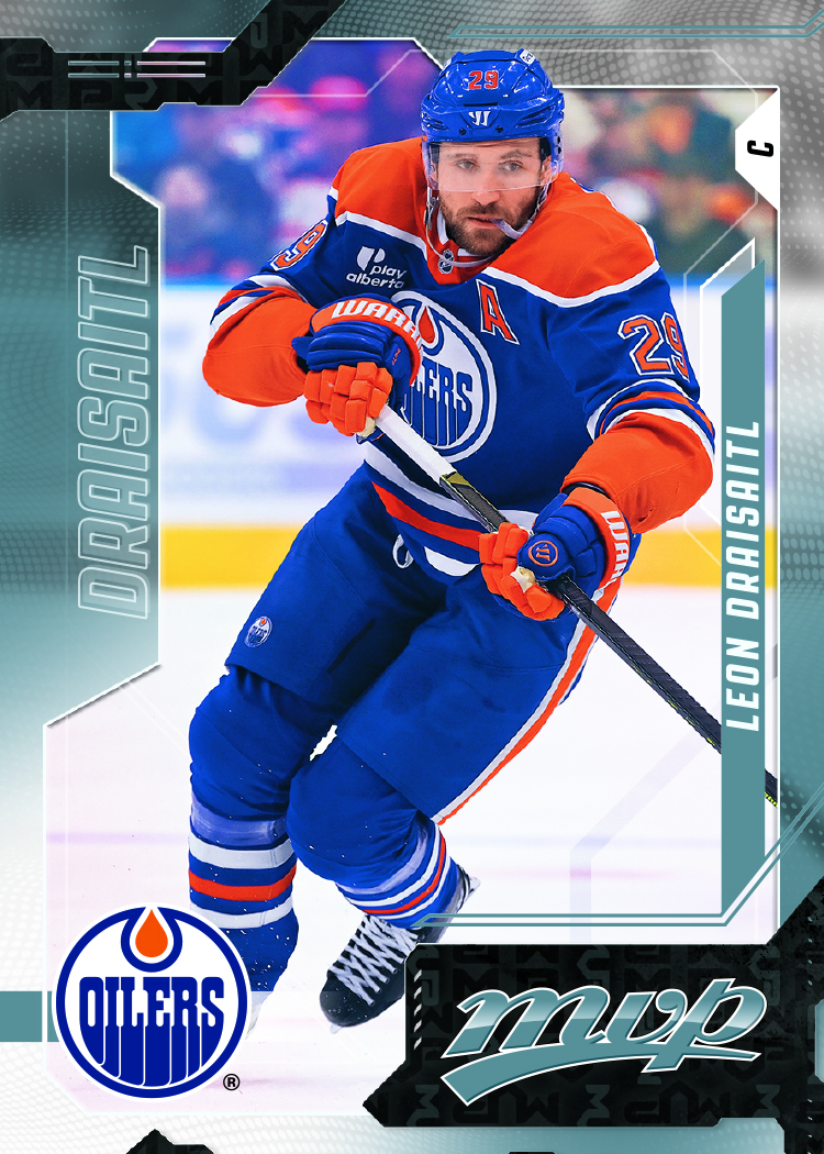Draisaitl trading card, 26 27 MVP F3 pg2 crd202 parallel from 2026-27 MVP by Upper Deck