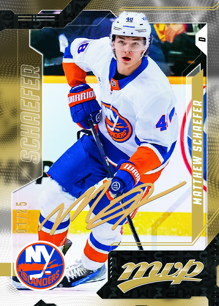 Schaefer trading card, 26 27 MVP F13 pg82 crd 82 parallel from 2026-27 MVP by Upper Deck