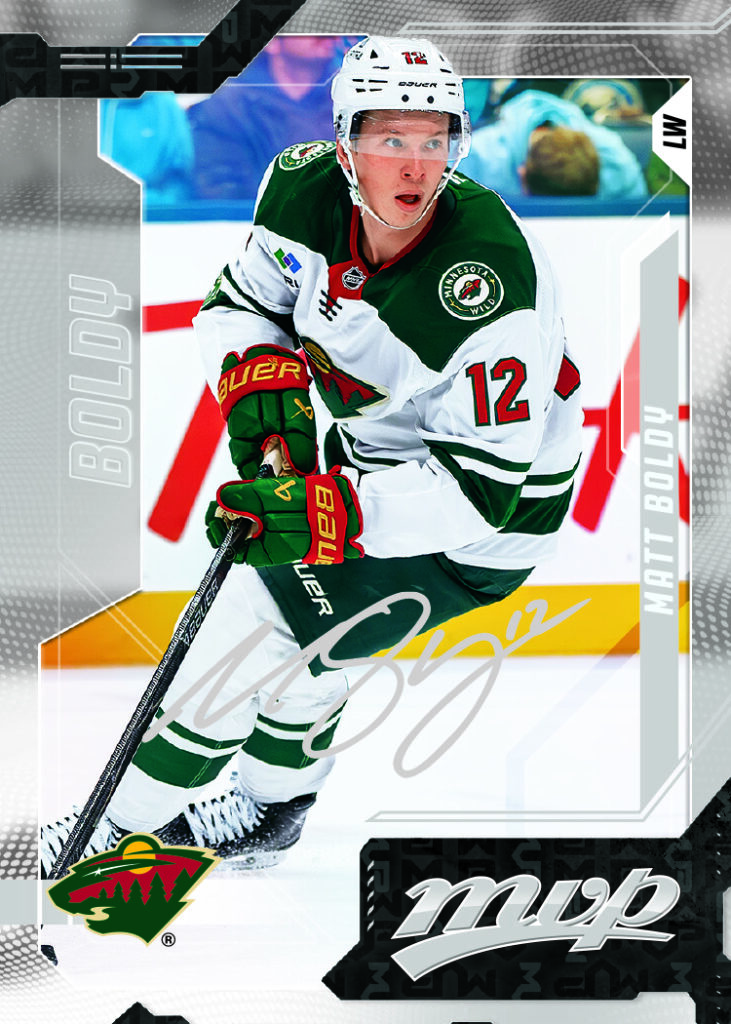 Boldy trading card, 26 27 MVP F4 pg73 crd73 parallel from 2026-27 MVP by Upper Deck