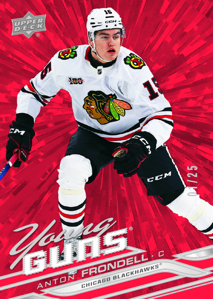 Frondell trading card, 26 27 NHL UD1 F18 PG32 Crd 201 parallel from 2026-27 Upper Deck Series 1 by Upper Deck