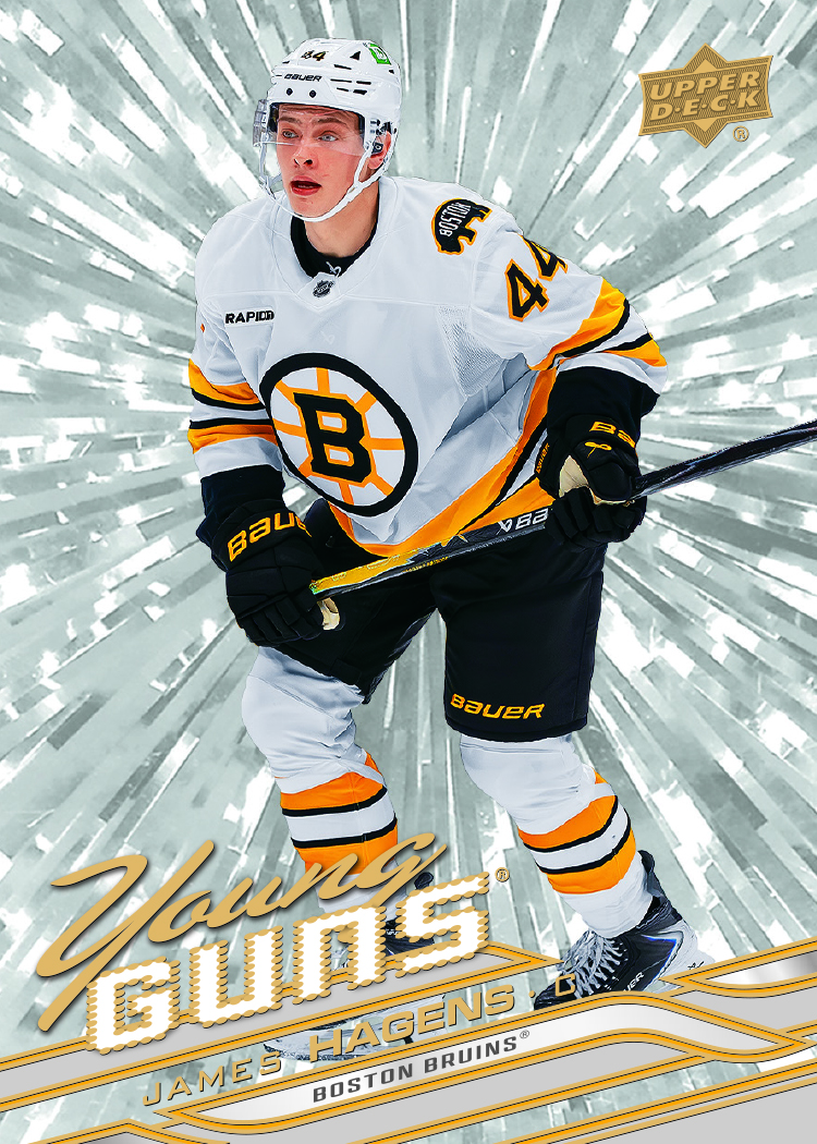 Hagens trading card, 26 27 NHL UD1 F15 PG11 Crd206 parallel from 2026-27 Upper Deck Series 1 by Upper Deck