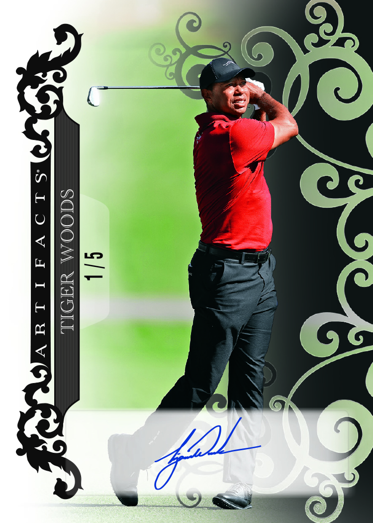 trading card from 2026 Artifacts Golf, published by Upper Deck