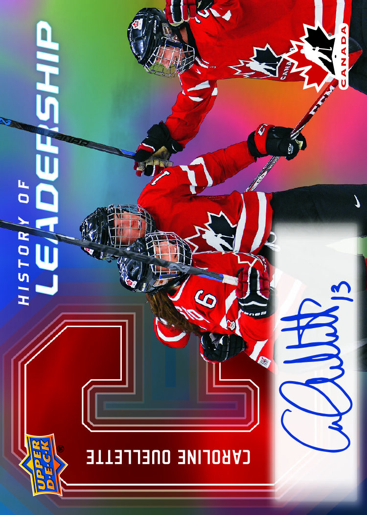 trading card from 2026 Team Canada, published by Upper Deck