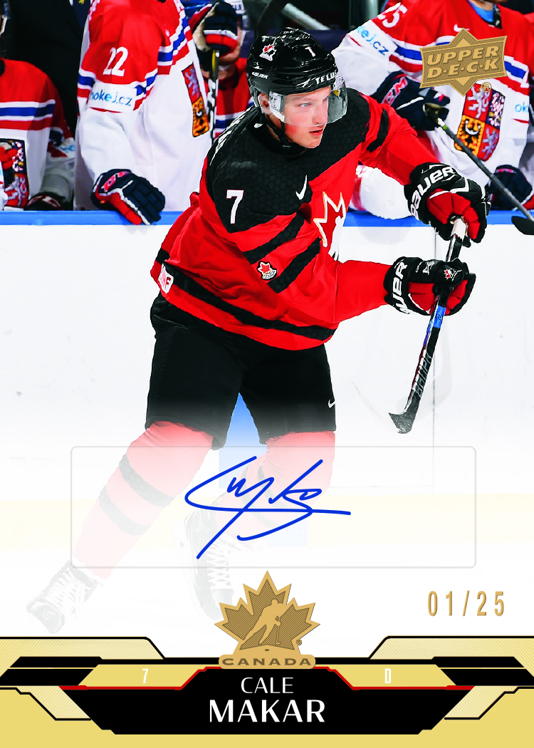 trading card from 2026 Team Canada, published by Upper Deck