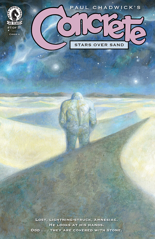 Cover of Concrete: Stars Over Sand #1, published by Dark Horse