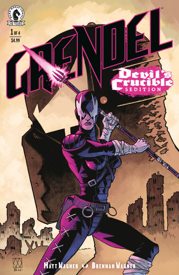 Cover of Grendel: Devil's Crucible--Sedition #1, published by Dark Horse