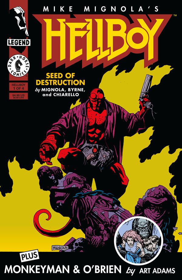 Cover of Hellboy: Seed of Destruction #1 (Facsimile Reprint), published by Dark Horse