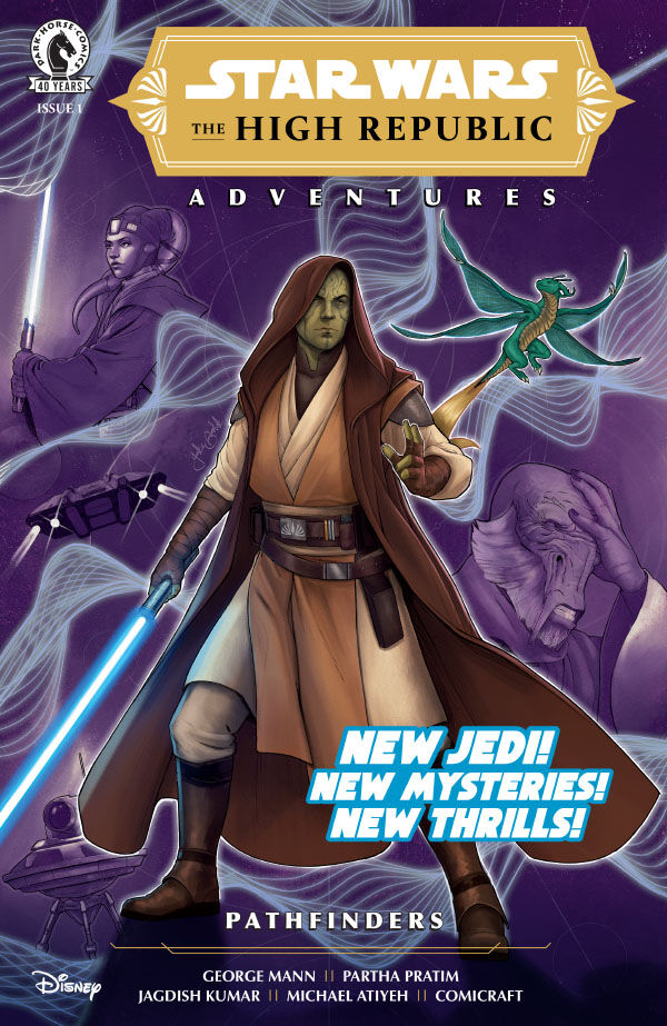 Cover of Star Wars: The High Republic Adventures--Pathfinders #1, published by Dark Horse