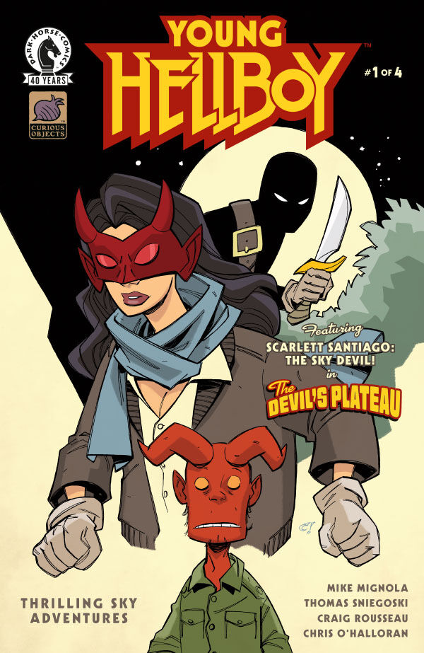 Cover of Young Hellboy: Thrilling Sky Adventures #1, published by Dark Horse